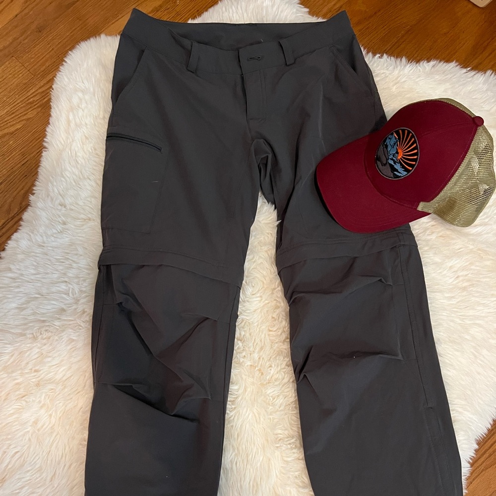 EMS trucker hat and hiking hybrid pants